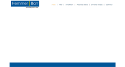 Desktop Screenshot of hemmerbarrlaw.com